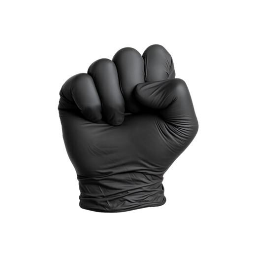 Black Nitrile Gloves | 6.5 mm | Large