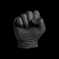 Black Nitrile Gloves | 6.5 mm | Large