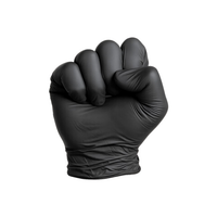 Black Nitrile Gloves | 6.5 mm | Large