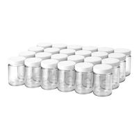 2oz Glass Jar with White Metal Lid - Case of 24