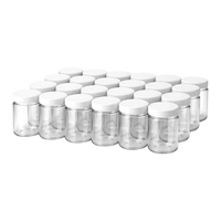 2oz Glass Jar with White Metal Lid - Case of 24
