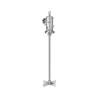 XD S.S. Pneumatic Overhead Stirrer Kit | 3" Tri-Clamp Base | 5" D Impeller | 1" OD 20" L Rod | -112°F to 200°F | 250 PSI | Vacuum | 156LB