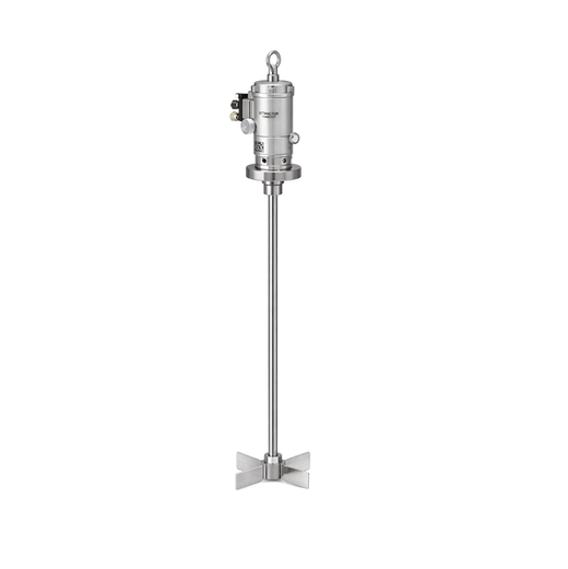 XD S.S. Pneumatic Overhead Stirrer Kit | 3" Tri-Clamp Base | 5" D Impeller | 1" OD 20" L Rod | -112°F to 200°F | 250 PSI | Vacuum | 156LB