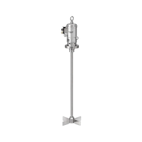 XD S.S. Pneumatic Overhead Stirrer Kit | 3" Tri-Clamp Base | 5" D Impeller | 1" OD 20" L Rod | -112°F to 200°F | 250 PSI | Vacuum | 156LB