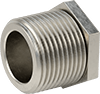 1 1/4" MNPT x 1" FNPT Low Pressure Bushing Adapter Pipe Fitting