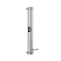 6" x 48" Dry Ice Sleeve Column | Scoop Feature