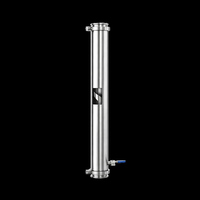6" x 48" Dry Ice Sleeve Column | Scoop Feature