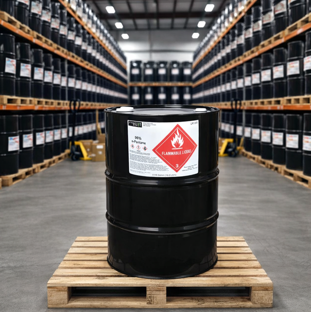 55 Gallon N-Heptane Drum for Industrial and Laboratory Use