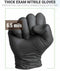 Black Nitrile Gloves | 6.5 mm | Large| Box of 100