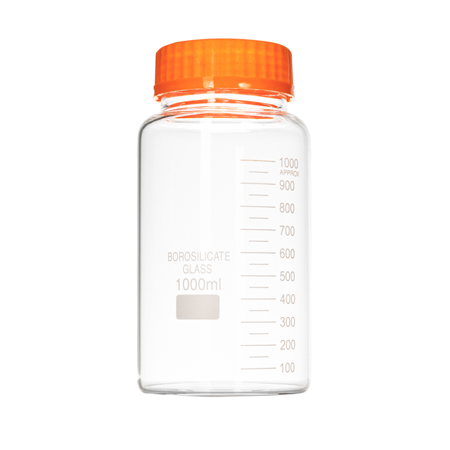 1L GL80 Borosilicate Media Bottle Case of 24 (24 pcs)