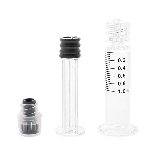 1mL Glass Syringe Applicator Luer Lock w/ Measurements | 1000 Pack