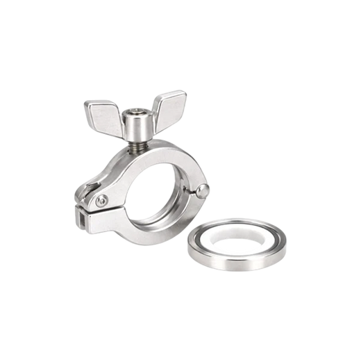 KF/NW16 Aluminum Wing Nut Flange Quick Clamp & Centering Ring