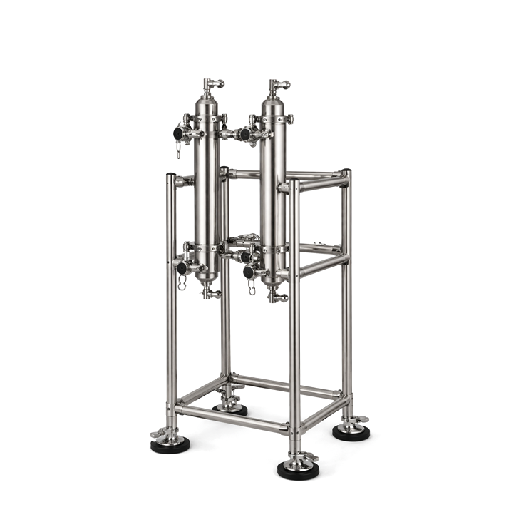 Xtractor Depot - ASME Modular HX Stand Combo 1.5 Tri Clamp Assembled