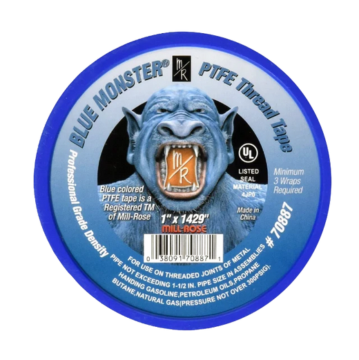 Blue Monster 1/2" x 1429" PTFE Thread Tape