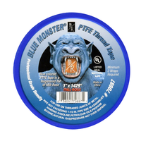 Blue Monster 1/2 inch x 1429 inch PTFE Thread Sealant Tape, professional grade heavy duty pipe thread tape