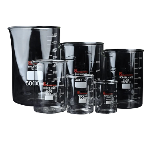 Borosilicate Graduated Glass Beaker with Spout