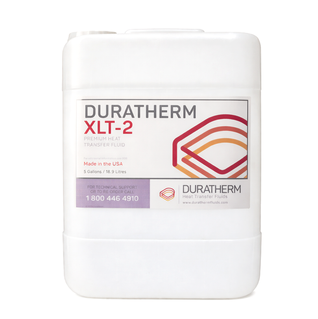 Duratherm XLT-2 heat transfer fluid 5 gallon container for low-temperature industrial thermal systems