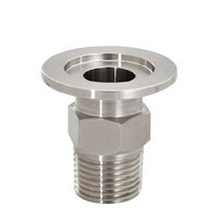 KF25 (NW-25) to 3/4" MNPT Thread for Vacuum Pumps