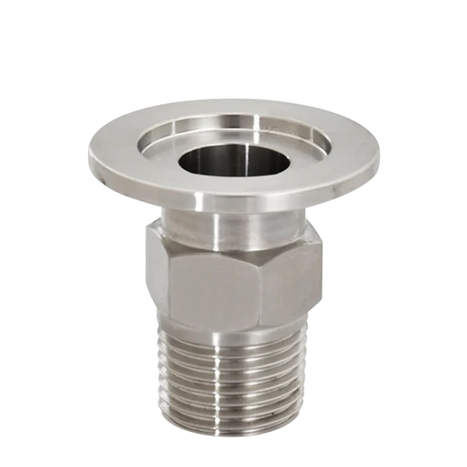 KF25 (NW-25) to 3/4" MNPT Thread for Vacuum Pumps