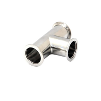 KF25/NW25 3-Way Flanged Vacuum Tee