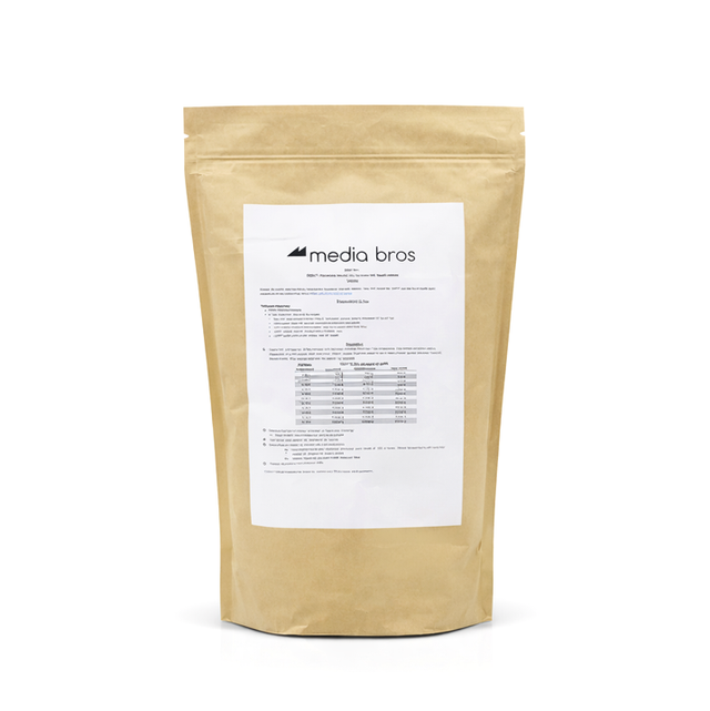 Media Bros CRX granular remediation powder for hydrocarbon extraction and industrial purification systems