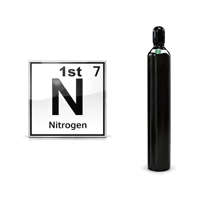 T-Type Nitrogen Tank for purchase, 300 cubic foot high pressure steel cylinder for industrial and lab use