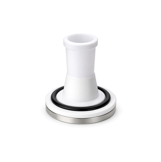 PTFE 24/40 To KF25 Flange Adapter With Viton O-Ring