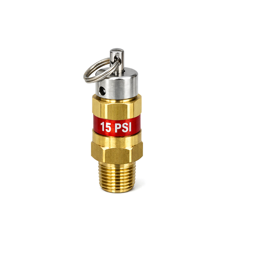 Pressure Relief Valve- 1/4" MNPT| 15 PSI