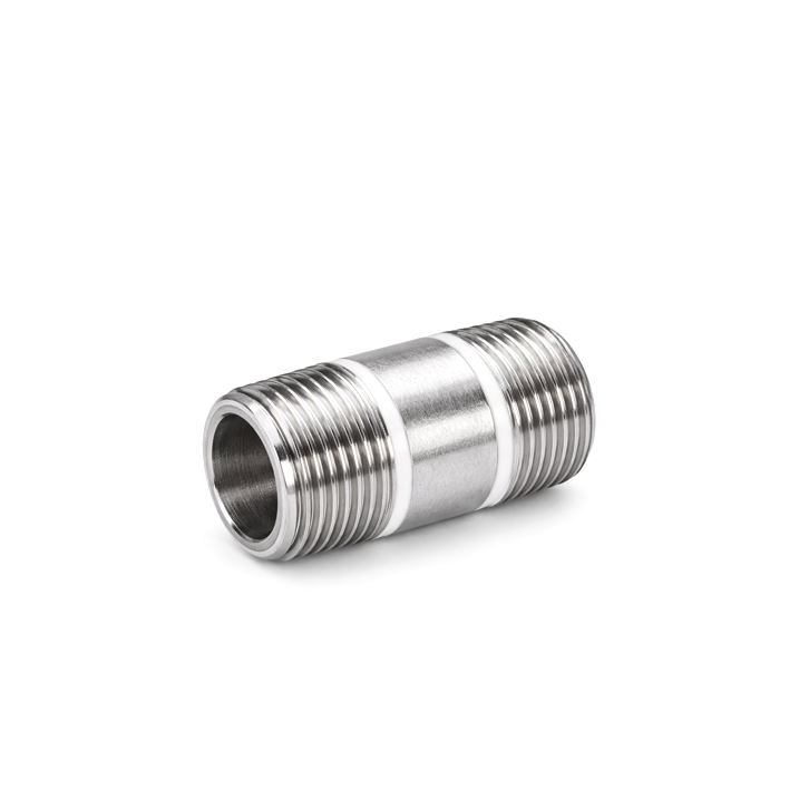 Xtractor Depot - Standard Wall 304 304L Stainless Steel Pipe Nipple With Sealant