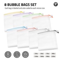 Gutenberg's Bubble Bag Kit | 25µm-45µm-73µm-90µm-120µm-160µm-190µm-220µm | 5-Gallon | Set of 8