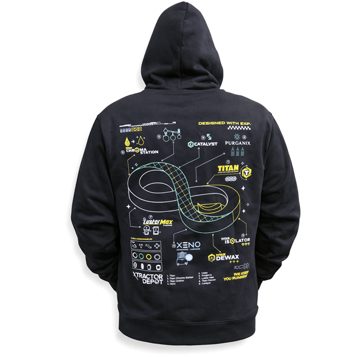 Xtractor Depot - XD Hoodie Back Womodel