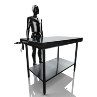 S.S. Cooling Table | Assembled