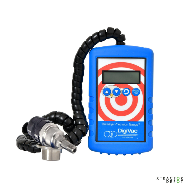 Xtractor Depot - Digivac Bullseye Precision Digital Vacuum Gauge with KF25 Adapter
