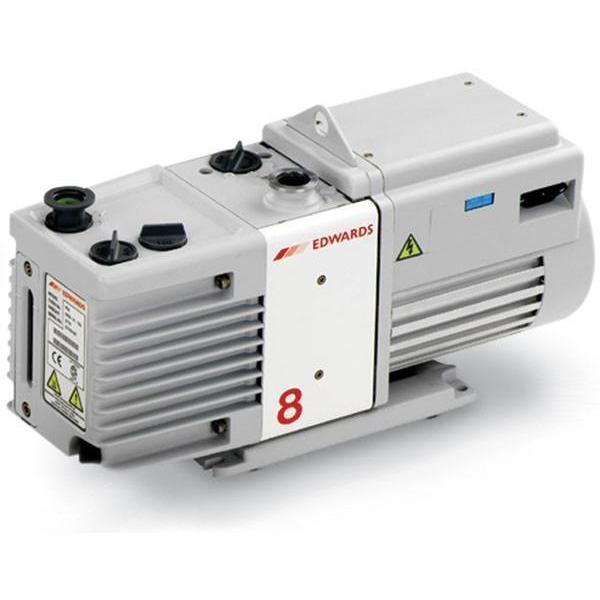 Edwards RV8 6.9 CFM Dual-Stage Vacuum Pump with Bellow & Fitting