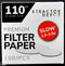 110mm Qualitative Filter Papers