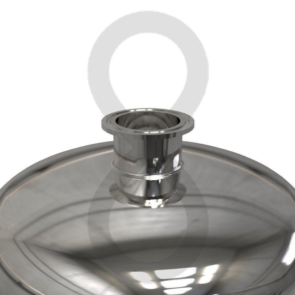 12" Jacketed Platter with 2" Spout - Xtractor Depot