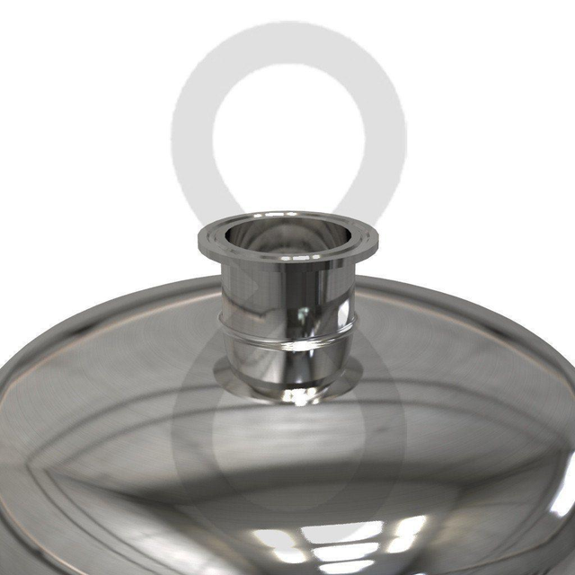 12" Jacketed Platter with 2" Spout - Xtractor Depot