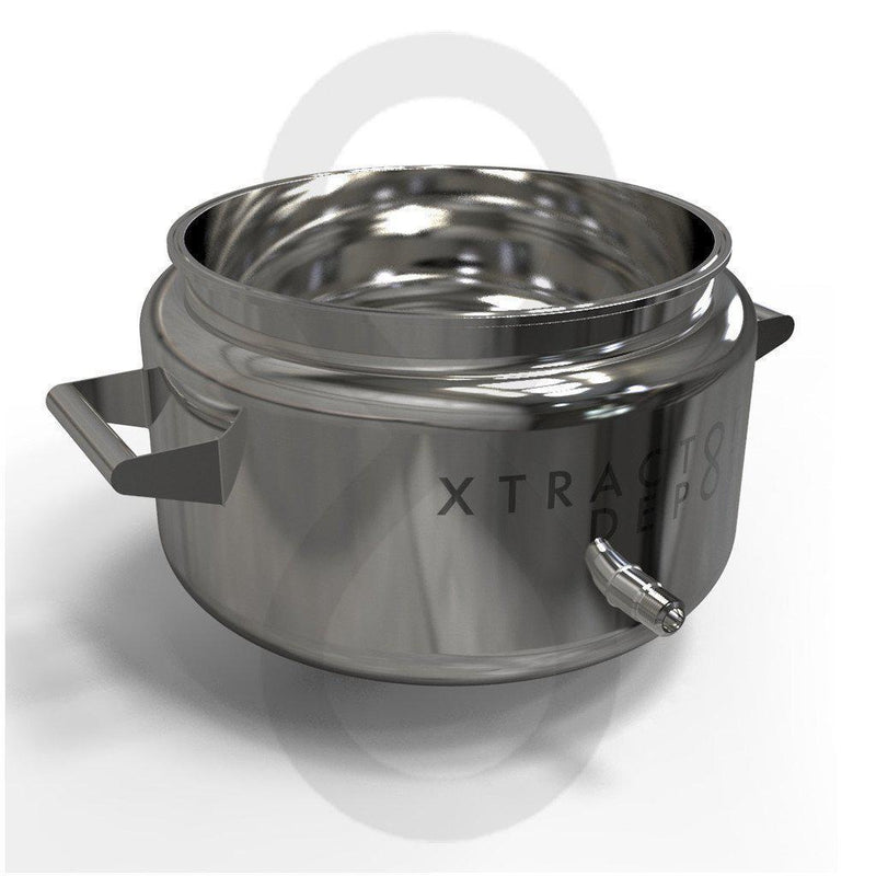 12" Jacketed Platter with 2" Spout - Xtractor Depot