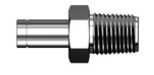 1/2" Tube Stub to 3/4" Male NPT Adapter 
