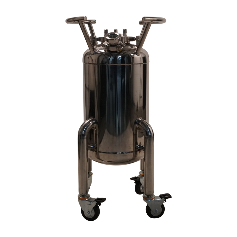 120LB Infinity Non-Jacketed Solvent Tank with Casters