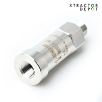 1/4" MNPT Inlet 1/4" FNPT Cryo SS Relief Valve 150 PSI - Xtractor Depot