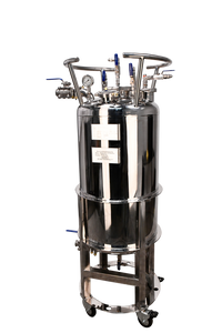 312lb ASME Single-Jacketed Solvent Tank or Collection Vessel | V1 | Assembled