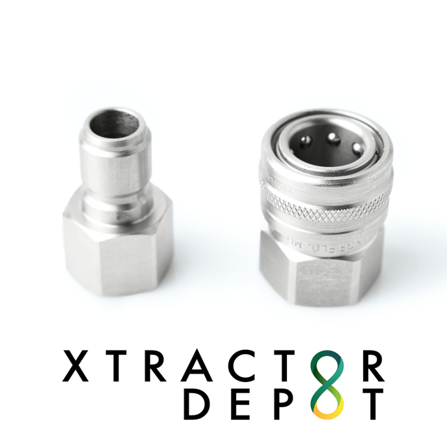 1/2" Stainless Steel Quick Disconnect - Socket & Plug