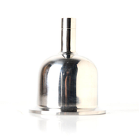2" Hemispherical End Cap with 1/2" Tube Stub - Xtractor Depot