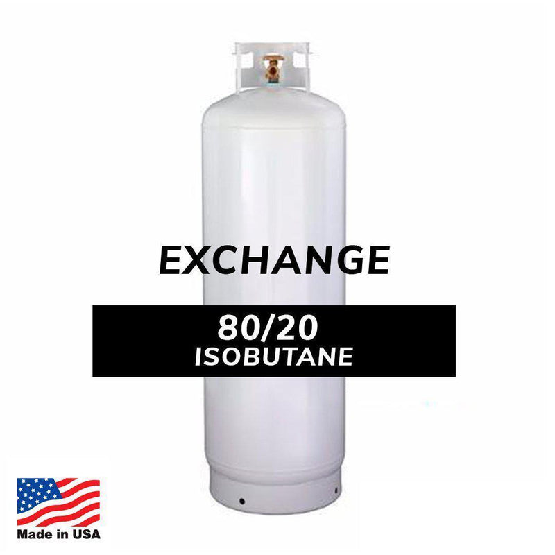 80/20 Isobutane Exchange Tank at Xtractor Depot in CA