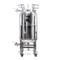 Xtractor Depot - 624lb ASME Single-Jacketed Solvent Tank or Collection Vessel | V1 | Assembled