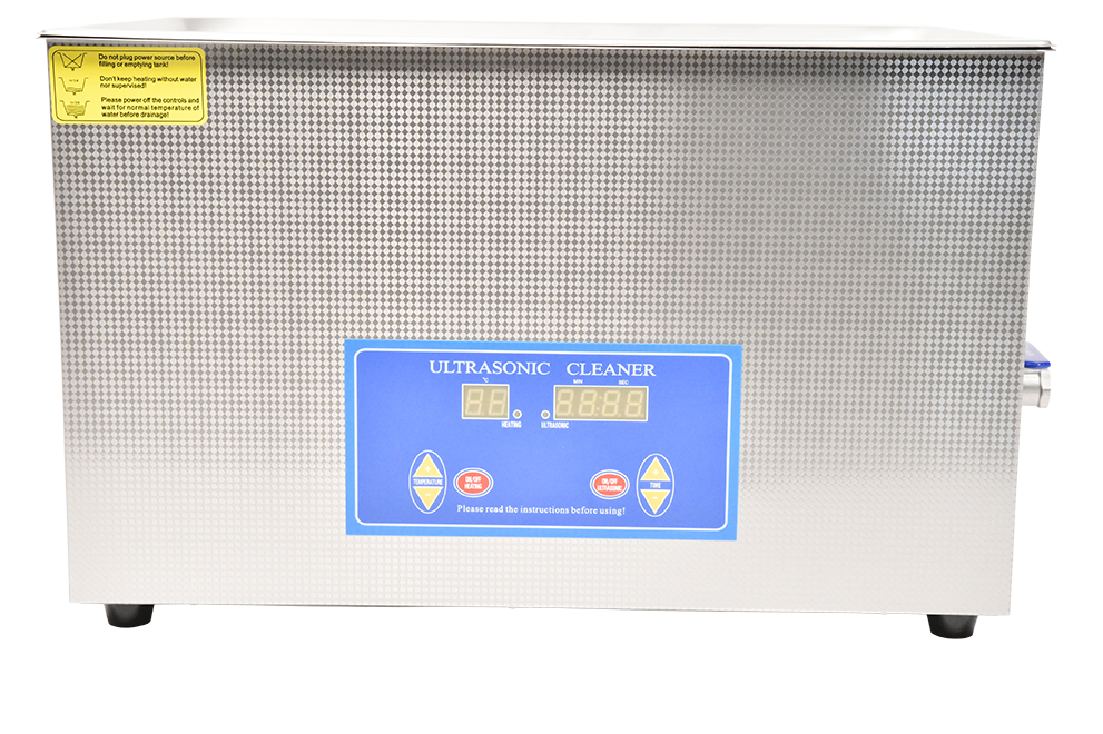 ultrasonic lab cleaner with 22L bath and a basket