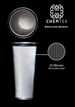 ChemTek Sweating S.S. Baskets | 25µm | 3" | Pack of 4