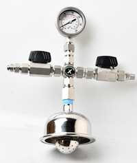 4" Top Cap with Compression fittings - ASSEMBLED