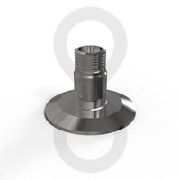 Flat End Caps w/ 1/2" MNPT